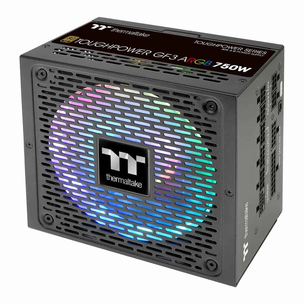 (image for) Thermaltake Toughpower GF3 ARGB 750 Watt Fully Modular PCIe Gen 5 ATX3.0 80+ Gold PSU/Power Supply